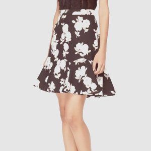 KATE SPADE NEW YORK Posy Floral Flounce Skirt